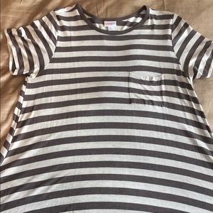 Lularoe XL striped Carly.
